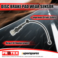 Protex Front Disc Brake Pad Wear Sensor for Lexus LS400 UCF20 10/94-8/00