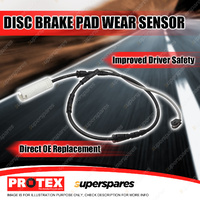 Protex Front Brake Pad Wear Sensor for BMW 123d E88 320d E93 323 330 E90 325 E92