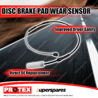 Protex Front Disc Brake Pad Wear Sensor for BMW X1 sDrive 18d 18i 20d 20i E84