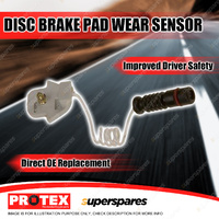 Protex Front Disc Brake Pad Wear Sensor for Mercedes Benz 180E 190D 190E W201