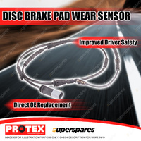 Protex Rear Brake Pad Wear Sensor for BMW X3 xDrive 20d F25 X4 20 30d 35 F26