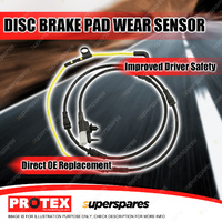 Protex Front Disc Brake Pad Wear Sensor for Land Rover Range Rover Sport LW 3.0L