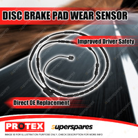 Protex Front Disc Brake Pad Wear Sensor for BMW X1 sDrive 23dx 25ix E84