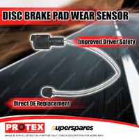 Protex Front Disc Brake Pad Wear Sensor for BMW 518i 520i 525i 530i 535i 540 E34