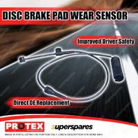 Protex Rear Disc Brake Pad Wear Sensor for BMW 728i 730iL 735i iL 740 750iL E38