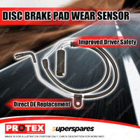 Protex Front Disc Brake Pad Wear Sensor for BMW 523 525 528 530 535 540 i d E39