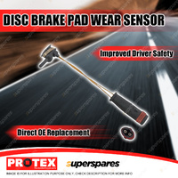 Protex Front Disc Brake Pad Wear Sensor for BMW 750i F01 10/08-9/09