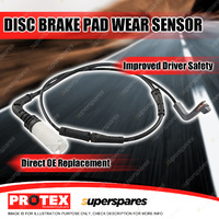 Protex Rear Brake Pad Wear Sensor for BMW 520 523 525 530 540 545 550 i d E60