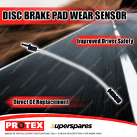 Protex Front Brake Pad Wear Sensor for Mercedes Benz LO 814 Sprinter 616Cdi W905