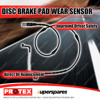 Protex Front Brake Pad Wear Sensor for BMW X6 xDrive 50i E71 4.4L 2009-2014
