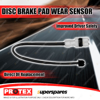 Protex Front Brake Pad Wear Sensor for Porsche 944 S 2.5L Coupe 1987-1989