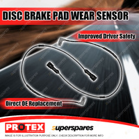2 x Protex Front Brake Pad Wear Sensors for Holden Calibra YE 2.0L Coupe 91-98