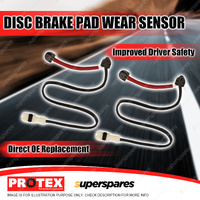 2 x Protex Rear Brake Pad Wear Sensors for Porsche 911 996 997 3.4L 3.6L 98-08