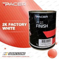 Pacer 2K Factory White 1L - Premium Paint Resistance to Weathering and UV Rays
