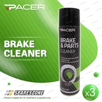 3 x Pacer Brake Cleaner 400G - Quick and Efficient Solutions Rust Prevention