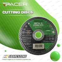 Pacer Cutting Discs 125mm x 1mm x 22mm - Accurate and Clean Cutting Results