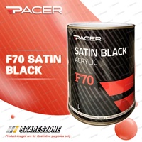 Pacer F70 Satin Black 1L - Designed for Automotive Refinishing Applications