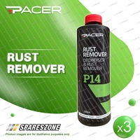3 x Pacer P14 Rust Remover 250ML - Effective Suitable for Various Metal Surfaces