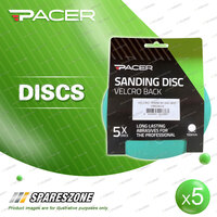 5 x Pacer Abrasive Discs Diameter 150mm 6H 240 Grit Sanding Tasks