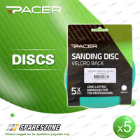 5 x Pacer Abrasive Discs Diameter 150mm 6H 320 Grit Sanding Tasks