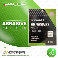 5 Pacer No-Fil Freecut Dry Sandpaper 320Grit For High-Quality Surface Refinement