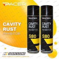 2 x Pacer S80 Cavity Rust Inhibitor 400 Gram for Cars Trucks Caravans 4WDs