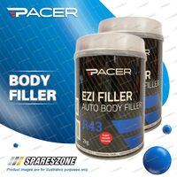 2 x Pacer R43 Ezi Body Filler 2Kg Super Smooth Multi-purpose Filler
