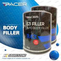 2 x Pacer R43 Ezi Body Filler 4Kg Super Smooth Multi-purpose Filler