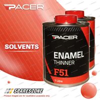 2 x Pacer F51 Enamel Thinners 1Litre Solvents Premium Quality Brand New
