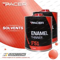2 x Pacer F51 Enamel Thinners 4 Litre Solvents Premium Quality Brand New