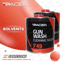 2 x Pacer F49 Gunwash 4 Litre Removes Silicone Wax Polish Grease Oil Tar