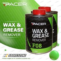 2 x Pacer P08 Wax Grease Remover 1 L Removes Silicone Wax Polish Grease Oil Tar