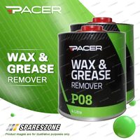 2 x Pacer P08 Wax Grease Remover 4 L Removes Silicone Wax Polish Grease Oil Tar