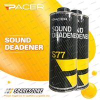 2 x Pacer S77 Sound Deadener 1Litre Flexible Textured Underbody Coating