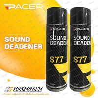2 x Pacer S77 Sound Deadener 400 Gram Flexible Textured Underbody Coating