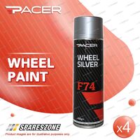 4 x Pacer F74 Wheel Silver 400 Gram Durability And Weathering Properties