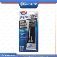 Permatex Black Silicone Adhesive Sealant Carded 85G Low Odor Formula
