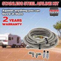 Polyair Stainless Steel Airline Kit for Bellow Kits Extreme 4X4 Conditions