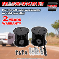 Polyair Airbag 4" Level Universal Bellows Spacer Kit with Level Surfaces