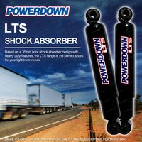 2 x Front POWERDOWN LTS Shock Absorbers for DAF 400 AMBULANCE V8 NZ 91-On