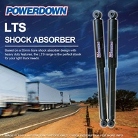 2 x Rear POWERDOWN LTS Shock Absorbers for FORD TRANSIT VF VG 2.0lt Petrol LWB