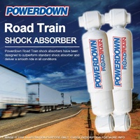 2 x Front POWERDOWN ROAD TRAIN Shock Absorbers for ISUZU NKS Series NKS66 IFS