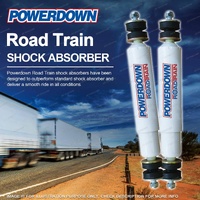 2 Front POWERDOWN ROAD TRAIN Shock Absorbers for LEYLAND HARRIER 6x4 REIVER 8x4