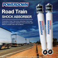 2 Front POWERDOWN ROAD TRAIN Shock Absorbers for UD LG Series LG46 NZ TWIN STEER