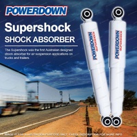 Front POWERDOWN SUPERSHOCK Shocks for WESTERN STAR 1200lb Taper Leaf Susp