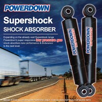 2x Front Powerdown Supershock Shocks for Freightliner FL80 FL106 FLN112 680323