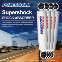 4 x Front Powerdown Supershock Shock Absorbers for White TF4638 NZ