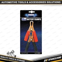 2x Charge Black & Red 50A Batterey Clamp - for Batterey Charging & Testing Clamp