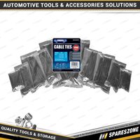 1000 Pcs of Charge Cable Ties - with 4 Mixed Sizes Zip Tie Wire Cable Organising