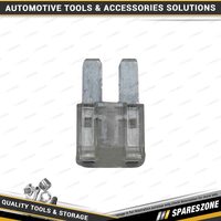 100 Pcs of Charge 25 Amp Micro 2 Fuse Clear Colour - for Car & Truck Parts